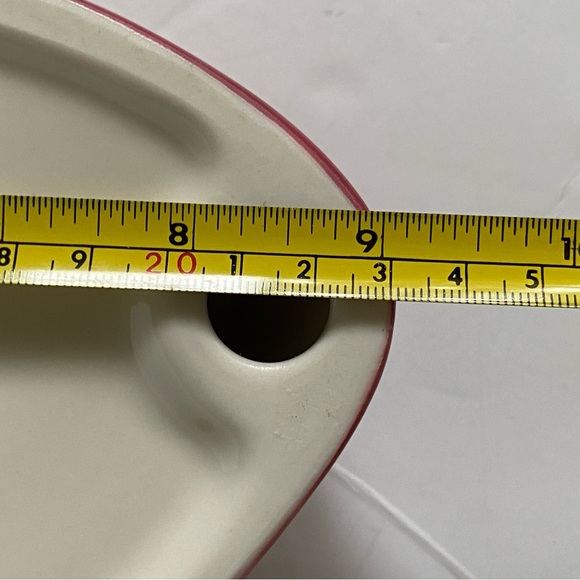 Heart Shaped Cat Bowl Food Pink Ceramic Fish Bones Hand Painted Karherine’s Coll - Picture 12 of 16